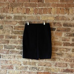 J. Crew Black Pencil Skirt